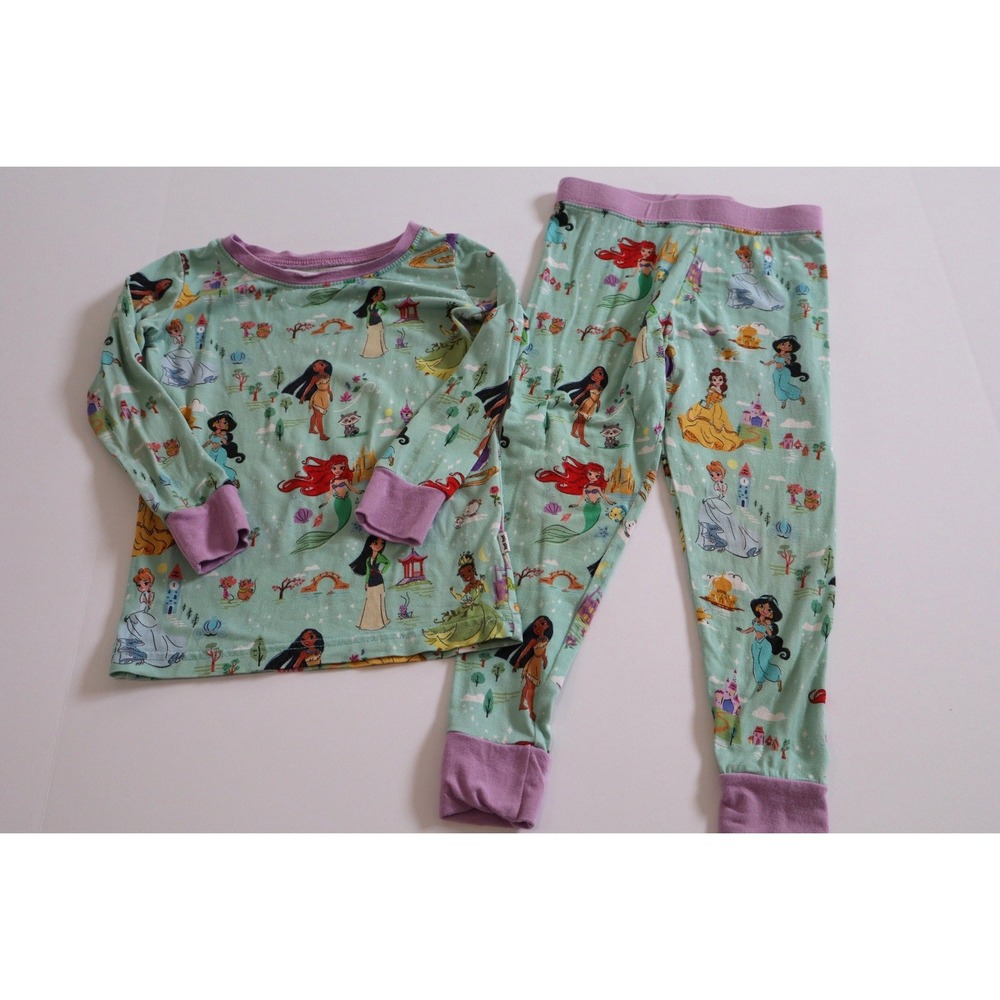 Little Sleepies Disney Princess Two-Piece Pajama Set 18-24 Months